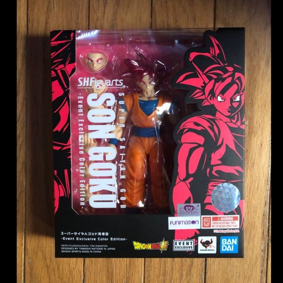 S.H.Figuarts SUPER SAIYAN GOD SON GOKU Bandai Event Exclusive Color Edition